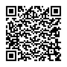 QR-code voor telefoonnummer +12609258208