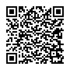 QR kód a telefonszámhoz +12609271928