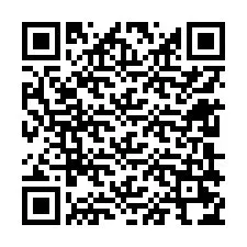 Código QR para número de teléfono +12609274258