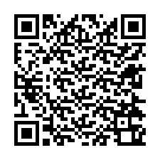 QR-koodi puhelinnumerolle +12624360918