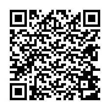 Código QR para número de teléfono +12626403766