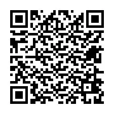 Código QR para número de teléfono +12626429147