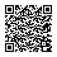 Código QR para número de teléfono +12672000105