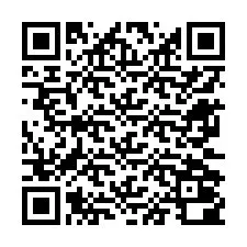 Código QR para número de teléfono +12672000338