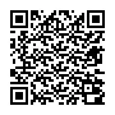 QR-code voor telefoonnummer +12672000406