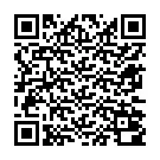 Codice QR per il numero di telefono +12672000418