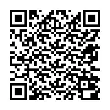 QR-code voor telefoonnummer +12672000428