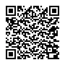 Codice QR per il numero di telefono +12672000438