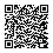 Código QR para número de teléfono +12672000658