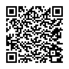 Código QR para número de teléfono +12672000739