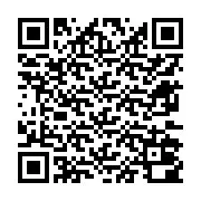 Código QR para número de teléfono +12672000808