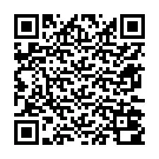 Codice QR per il numero di telefono +12672000814
