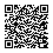 QR kód a telefonszámhoz +12672000848