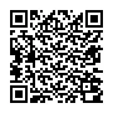 Codice QR per il numero di telefono +12672000906