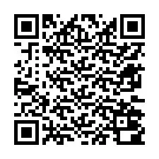 Codice QR per il numero di telefono +12672000908