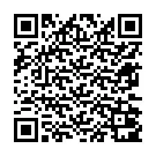 QR код за телефонен номер +12672001018