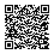 Codice QR per il numero di telefono +12672001048