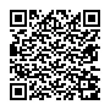 Codice QR per il numero di telefono +12672001106