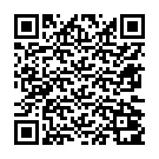 Codice QR per il numero di telefono +12672001208