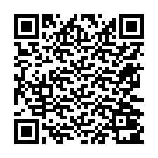 Codice QR per il numero di telefono +12672001379