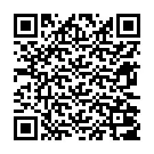 QR-code voor telefoonnummer +12672007190