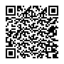 Codice QR per il numero di telefono +12672008093