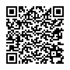 QR-код для номера телефона +12672034508