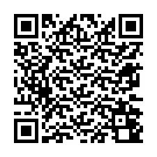 Código QR para número de telefone +12672040518