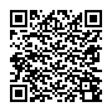 Codice QR per il numero di telefono +12672040698