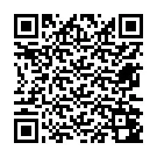 QR-code voor telefoonnummer +12672042457