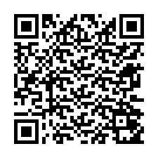 Codice QR per il numero di telefono +12672051654