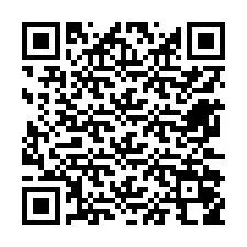 Código QR para número de telefone +12672058467