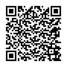 Código QR para número de teléfono +12672067068