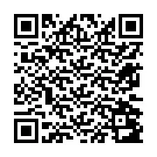 Codice QR per il numero di telefono +12672083719