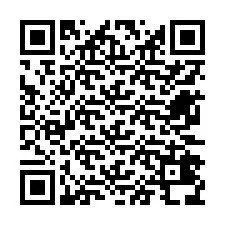 Código QR para número de teléfono +12672438897