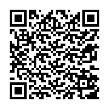 Codice QR per il numero di telefono +12672507404