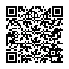 Codice QR per il numero di telefono +12672581955