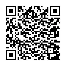 Kode QR untuk nomor Telepon +12672583344