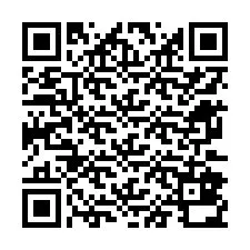 Codice QR per il numero di telefono +12672830854