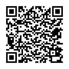 QR-code voor telefoonnummer +12672830857