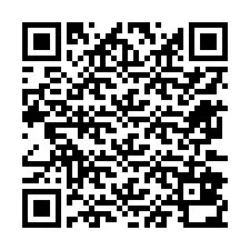 Codice QR per il numero di telefono +12672830859