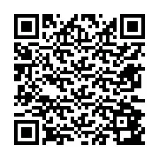 QR-code voor telefoonnummer +12672843346