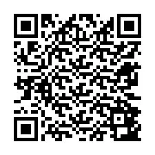 QR-code voor telefoonnummer +12672843698