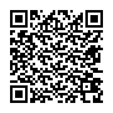 QR код за телефонен номер +12673428396