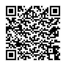 Código QR para número de teléfono +12673448849