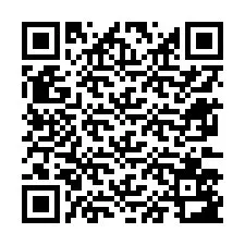 Código QR para número de teléfono +12673583748