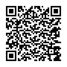 Codice QR per il numero di telefono +12673586898