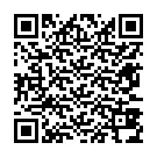 QR-код для номера телефона +12673834832