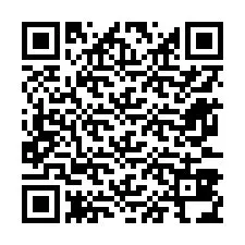 Código QR para número de teléfono +12673834835