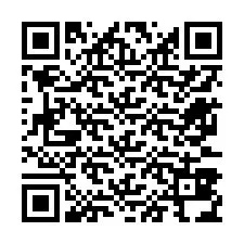 Codice QR per il numero di telefono +12673834839